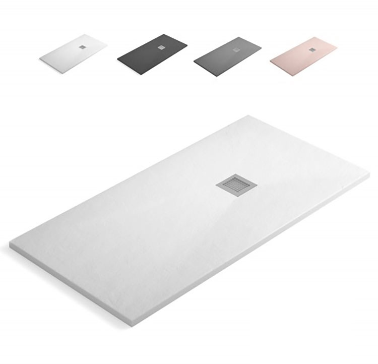 Tipos de platos de ducha de resina